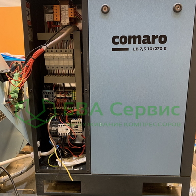 Диагностика и ремонт винтового электрического компрессора Comaro LB 7,5